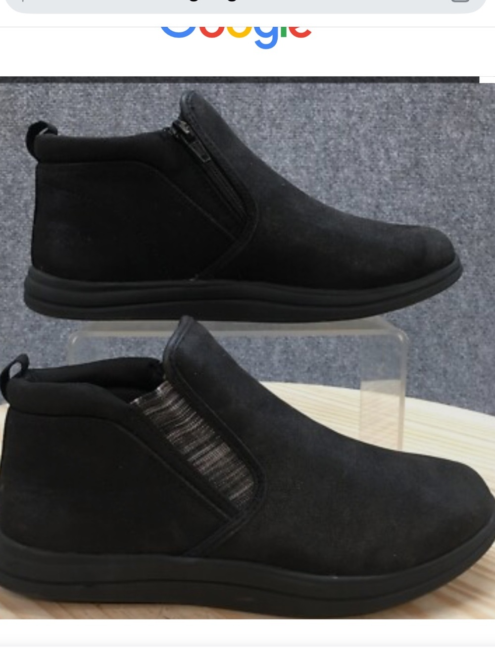 NWT Clarks Black Suede Chelsea Ankle Booties